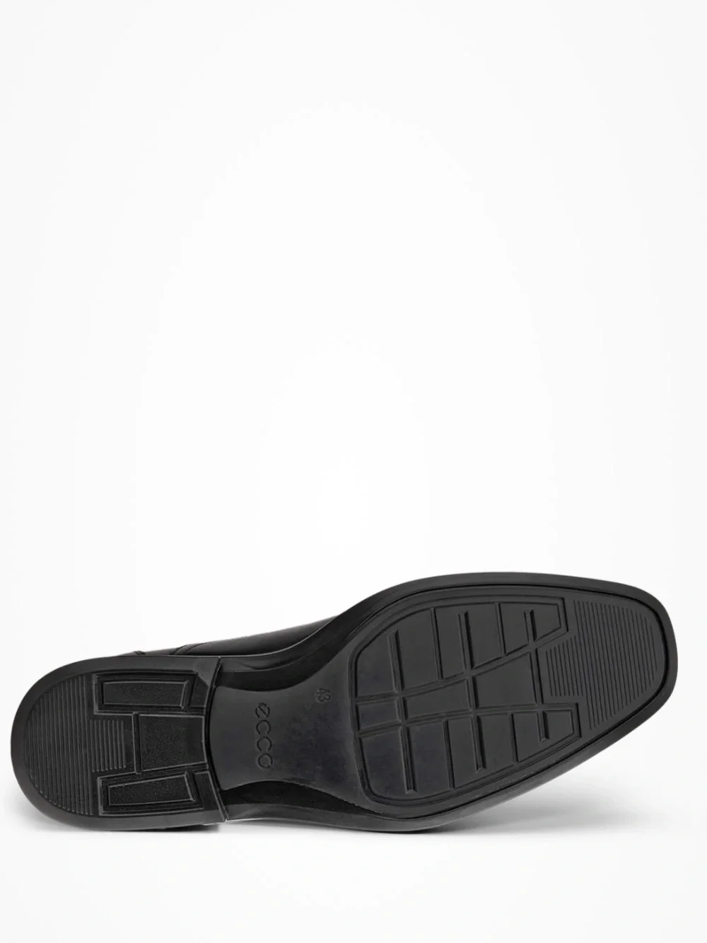 NEW ECCO Metropole Milan Men Leather Slip-On Derby Shoe Black Sz 43 EU /9-9.5 US